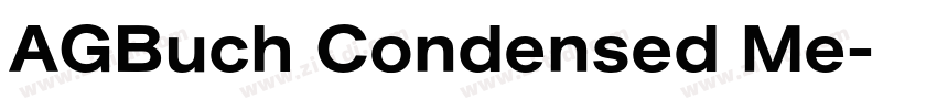 AGBuch Condensed Me字体转换